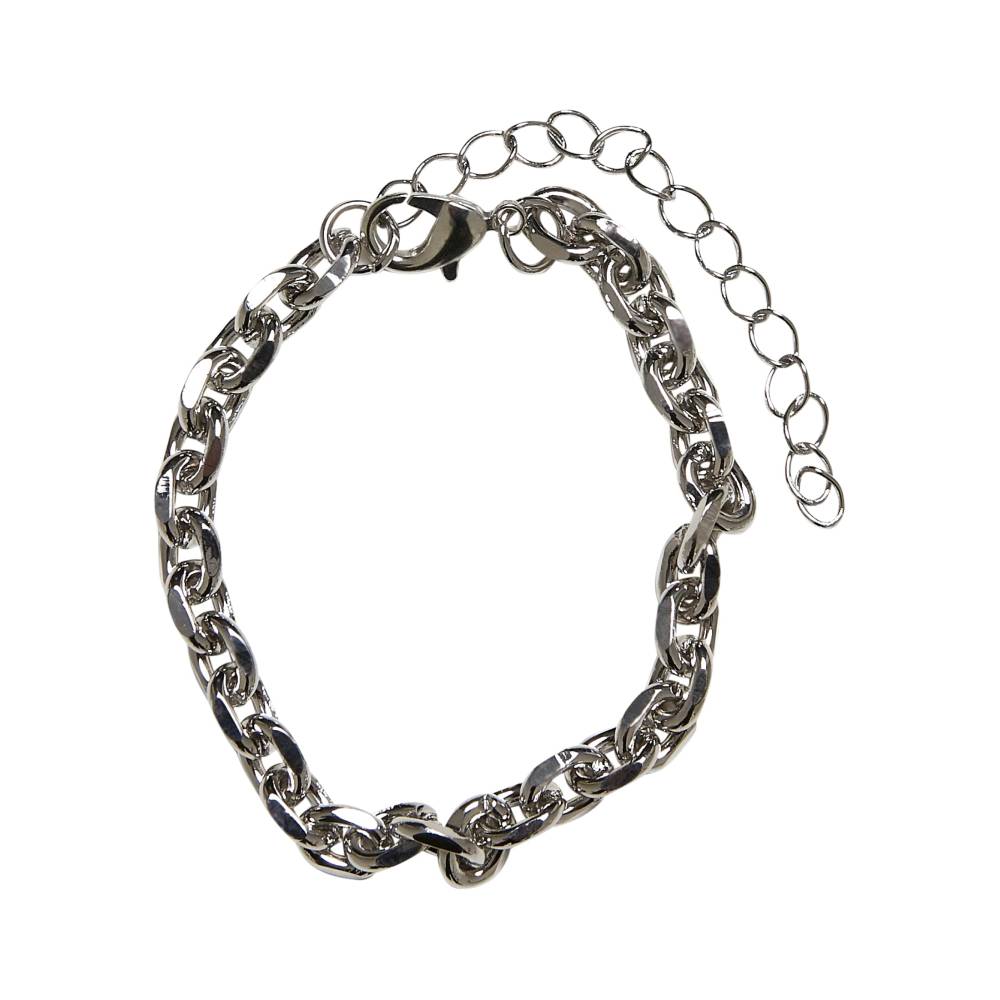 Urban Classics - Sideris Chain Armband - Zilverkleurig